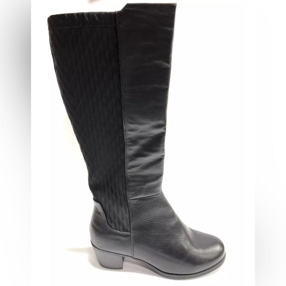 Propet Women’s Talise, Black Knee High Boots, Size 8.5Wide